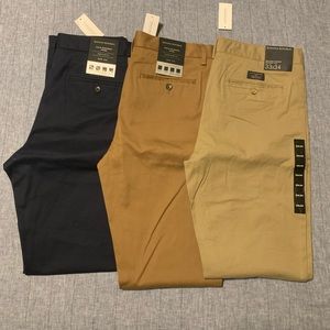 3 chino bundle brand new Banana Republic Fulton and Aiden